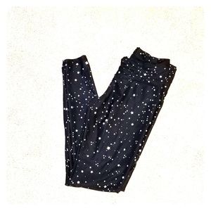 Strut This Black star print leggings